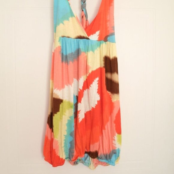 Easel Halter Braided  Strap Tank Multicolor ( S ) - Picture 2 of 2